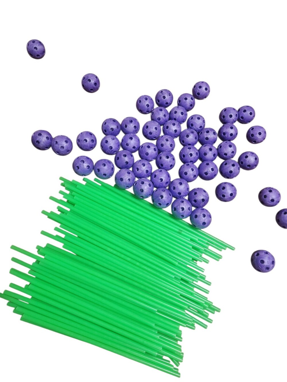 Fort Fun Glow in The Dark Building Kit for Kids 146 Piece STEM Green Purple